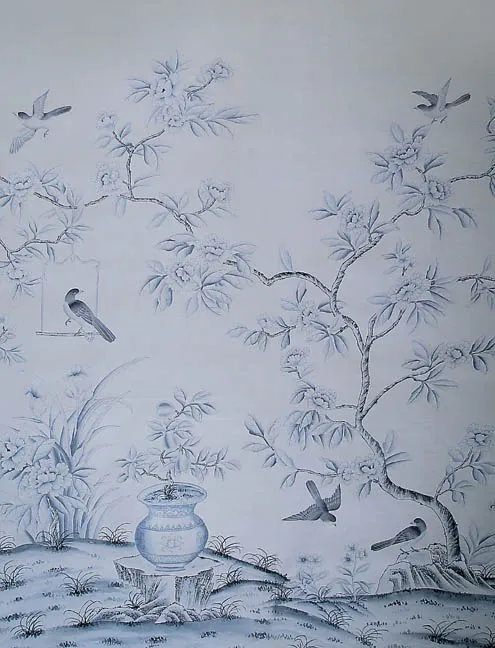 Classic style elegant Hand-painted silk wallpaper painting flowers with birds wallcovering many patterns and background optional
Classic style elegant Hand-painted silk wallpaper painting flowers with birds wallcovering many patterns and background optional