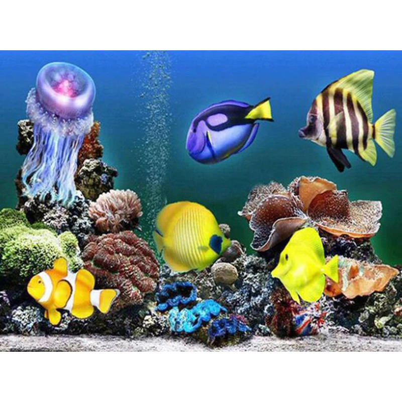 Full Square/Round Drill 5D DIY Diamond Painting "Scenery Aquarium" 3D Embroidery Cross Stitch Mosaic Rhinestone Home Decor Gift
Full Square/Round Drill 5D DIY Diamond Painting "Scenery Aquarium" 3D Embroidery Cross Stitch Mosaic Rhinestone Home Decor Gift