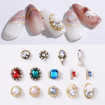 5 Pcs/set Colorful Nail Rhinestone Retro Pearly Luster Series Metal Rhinestone Nail Studs Bling 3D Nail Art Decorations
5 Pcs/set Colorful Nail Rhinestone Retro Pearly Luster Series Metal Rhinestone Nail Studs Bling 3D Nail Art Decorations