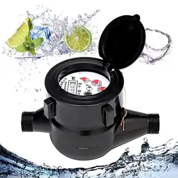 15mm Small Water Meters DN15 Single Cold Water Meter Plastic Rotor Type Measuring Meter Tap Table Counter Home Garden Tools
15mm Small Water Meters DN15 Single Cold Water Meter Plastic Rotor Type Measuring Meter Tap Table Counter Home Garden Tools