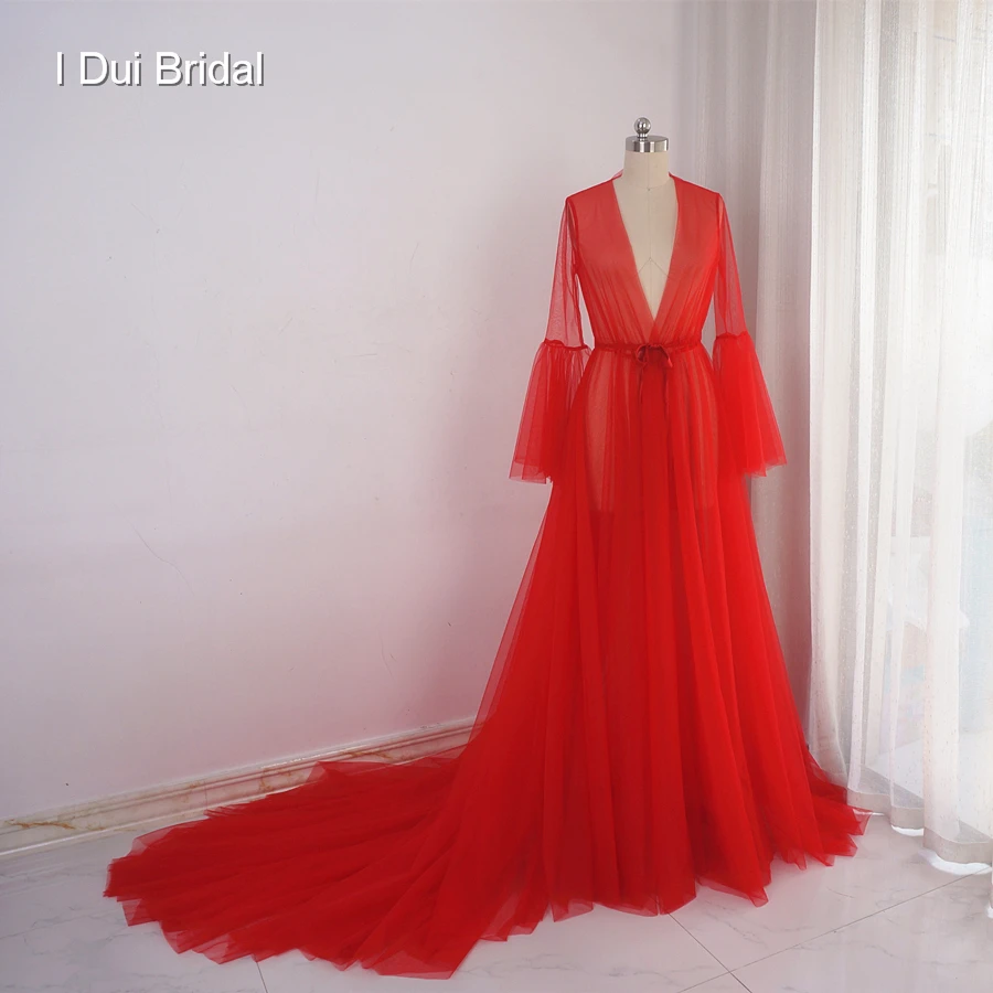 Illusion Tulle Long Boudoir Robe Photography Evening Dress Long Sleeve Dressing Gown Bachelorette Party Dress
Illusion Tulle Long Boudoir Robe Photography Evening Dress Long Sleeve Dressing Gown Bachelorette Party Dress