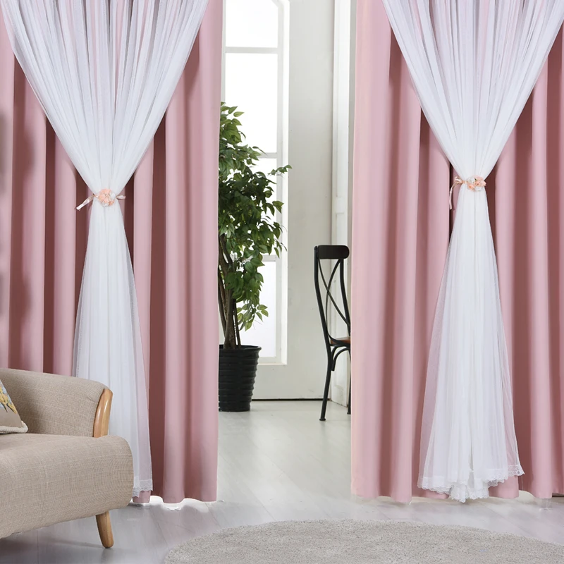 Lucky Floral Tassel Lace Head Top Curtain Pink Color Cloth Curtain+voile Sheer Black Out Fabric Bedroom Customize Curtain Window
Lucky Floral Tassel Lace Head Top Curtain Pink Color Cloth Curtain+voile Sheer Black Out Fabric Bedroom Customize Curtain Window