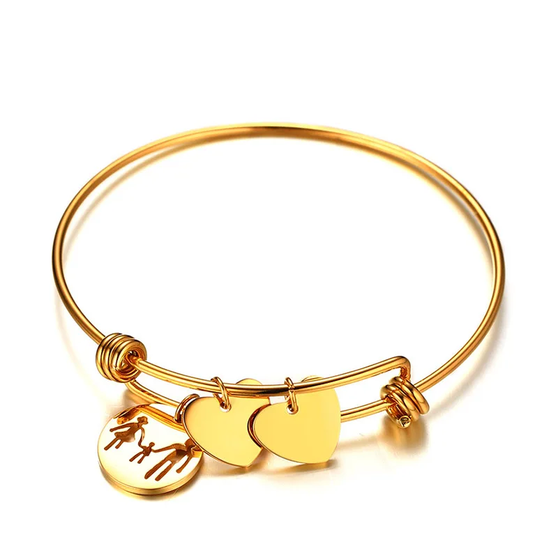 Name Engraving Charms Bracelet Bangle for Women Gold Color Stainless Steel Female Jewelry Personalized Mother's Day Gift
Name Engraving Charms Bracelet Bangle for Women Gold Color Stainless Steel Female Jewelry Personalized Mother's Day Gift