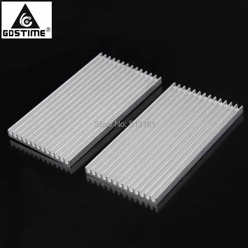 3pcs/lot 100x55x6mm Aluminum Heat Sink Radiator Heatsink for IC LED Electronic Chipset Heat Dissipation
3pcs/lot 100x55x6mm Aluminum Heat Sink Radiator Heatsink for IC LED Electronic Chipset Heat Dissipation