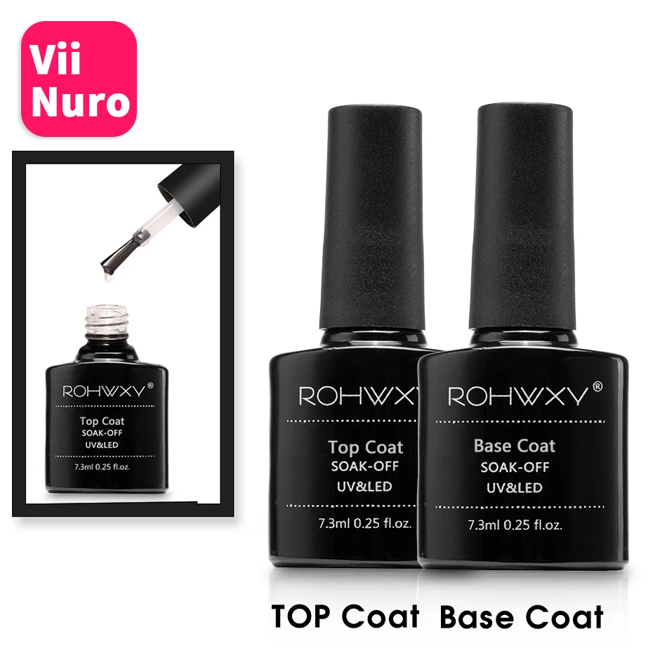 ViiNuro Gel Nail For Top And Base Semi Permanent Top Coat UV Gel Top Base Coat Primer For Nails Top Gel Lacquer Primer Air Dry
ViiNuro Gel Nail For Top And Base Semi Permanent Top Coat UV Gel Top Base Coat Primer For Nails Top Gel Lacquer Primer Air Dry