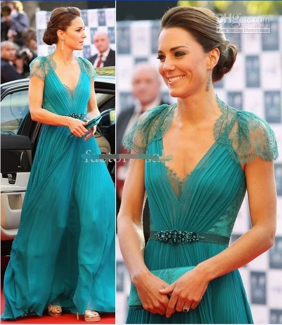 Kate Middleton in Jenny Sheer with cap Sleeve Evening Formal dress Celebrity Red Carpet Dresses Lace Chiffon Evening Dresses
Kate Middleton in Jenny Sheer with cap Sleeve Evening Formal dress Celebrity Red Carpet Dresses Lace Chiffon Evening Dresses