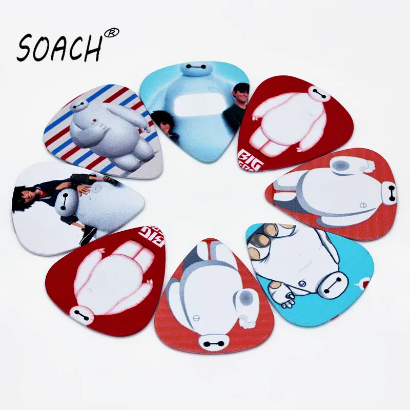 SOACH 10pcs 0.71mm Baymax high quality two side earrings pick DIY design guitar accessries pick guitar picks
SOACH 10pcs 0.71mm Baymax high quality two side earrings pick DIY design guitar accessries pick guitar picks