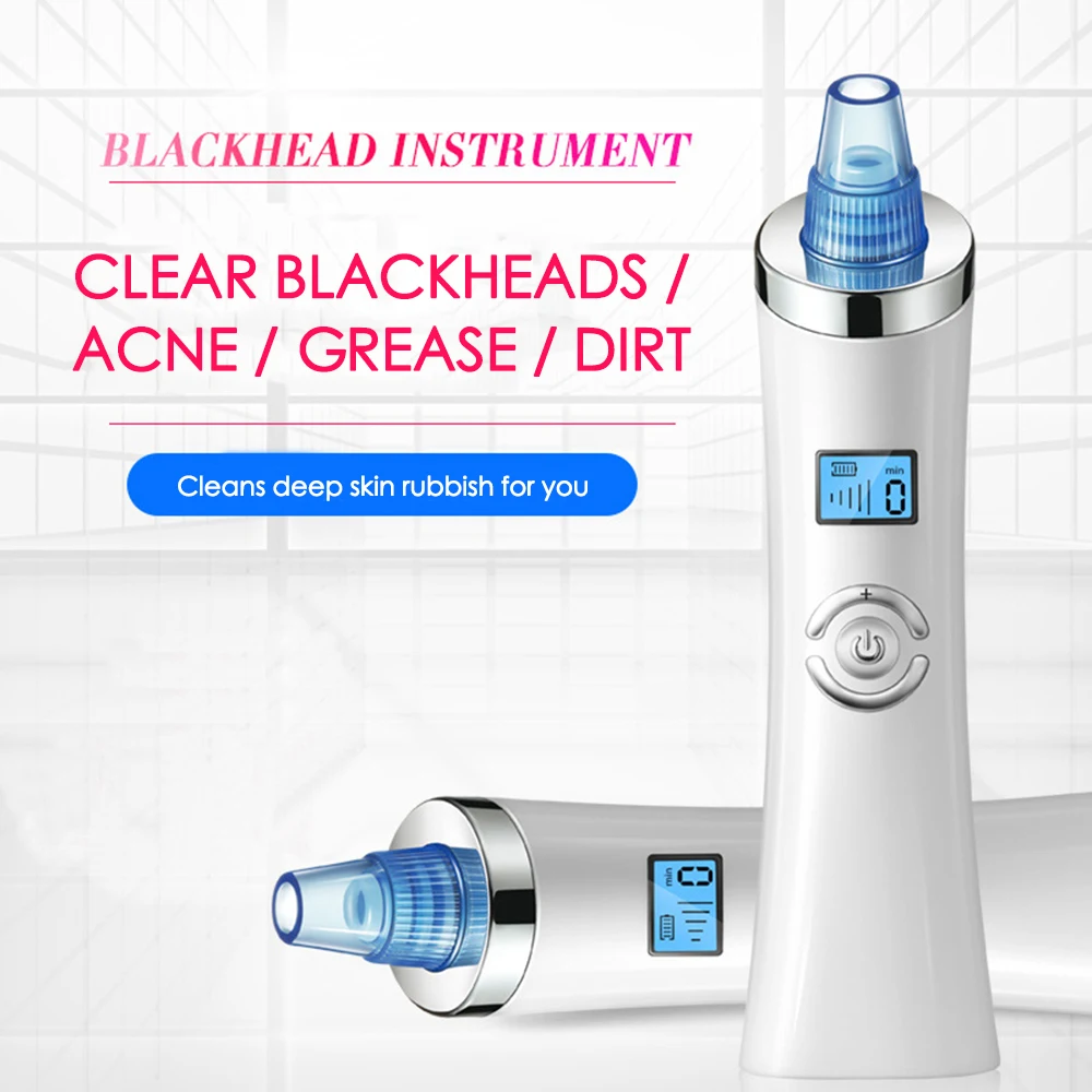 Electric Face Cleansing Instrument Vacuum Pore Cleaner Facial Skin Care Anti Wrinkles Blackhead Remover Beauty Massager Device
Electric Face Cleansing Instrument Vacuum Pore Cleaner Facial Skin Care Anti Wrinkles Blackhead Remover Beauty Massager Device