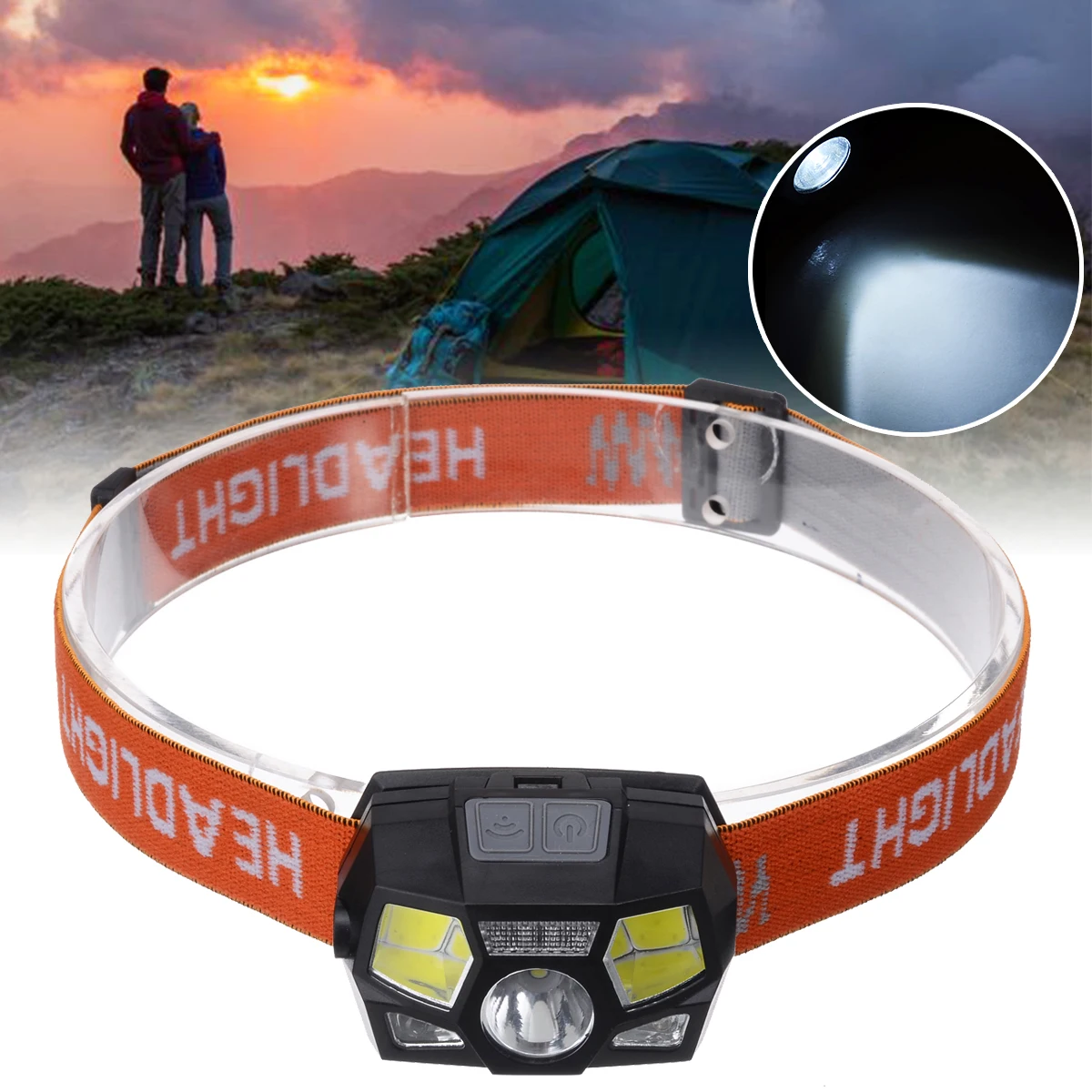 60000LM LED Headlamp Adjustable Headband Motion Sensor Headlight USB Rechargeable Waterproof Bike Flashlight Head Lamp
60000LM LED Headlamp Adjustable Headband Motion Sensor Headlight USB Rechargeable Waterproof Bike Flashlight Head Lamp