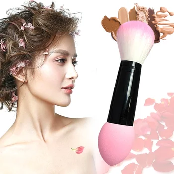 Dropshipping Women Professional Double Head Blusher Brush with Sponge Drop Powder Puff SMJ
Dropshipping Women Professional Double Head Blusher Brush with Sponge Drop Powder Puff SMJ