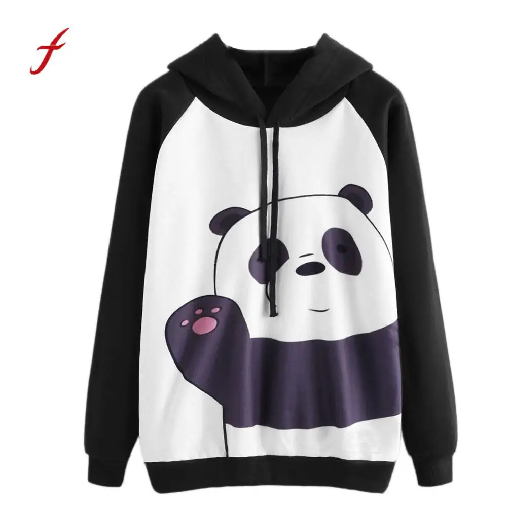Hoodies Women Autumn Winter Cut Panda Print Long Sleeve Sweatshirt Jumper Hooded Fall Wome Hoodies Pullover Tops sudadera mujer
Hoodies Women Autumn Winter Cut Panda Print Long Sleeve Sweatshirt Jumper Hooded Fall Wome Hoodies Pullover Tops sudadera mujer