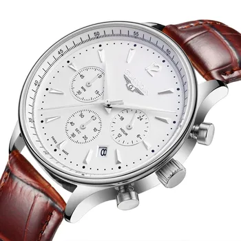 Men Leather Quartz Watches Top Luxury Brand GUANQIN Men's Fashion Casual Wristwatch men Waterproof Sport Watch Relogio Masculino
Men Leather Quartz Watches Top Luxury Brand GUANQIN Men's Fashion Casual Wristwatch men Waterproof Sport Watch Relogio Masculino
