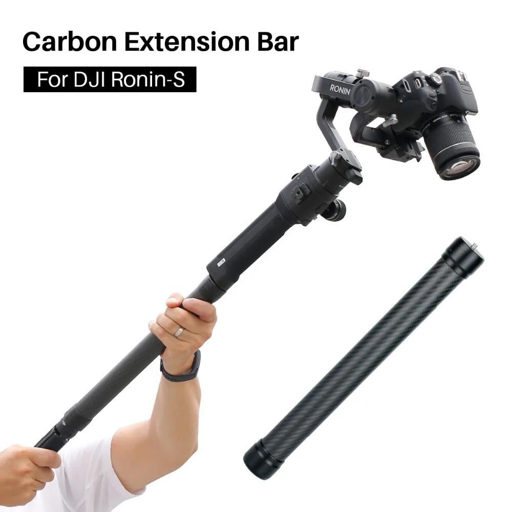 AgimbalGear Carbon Fiber Extension Monopod Pole Rod Extendable Stick 1/4'' 3/8'' Thread Compatible for DJI Ronin S Moza Air
AgimbalGear Carbon Fiber Extension Monopod Pole Rod Extendable Stick 1/4'' 3/8'' Thread Compatible for DJI Ronin S Moza Air