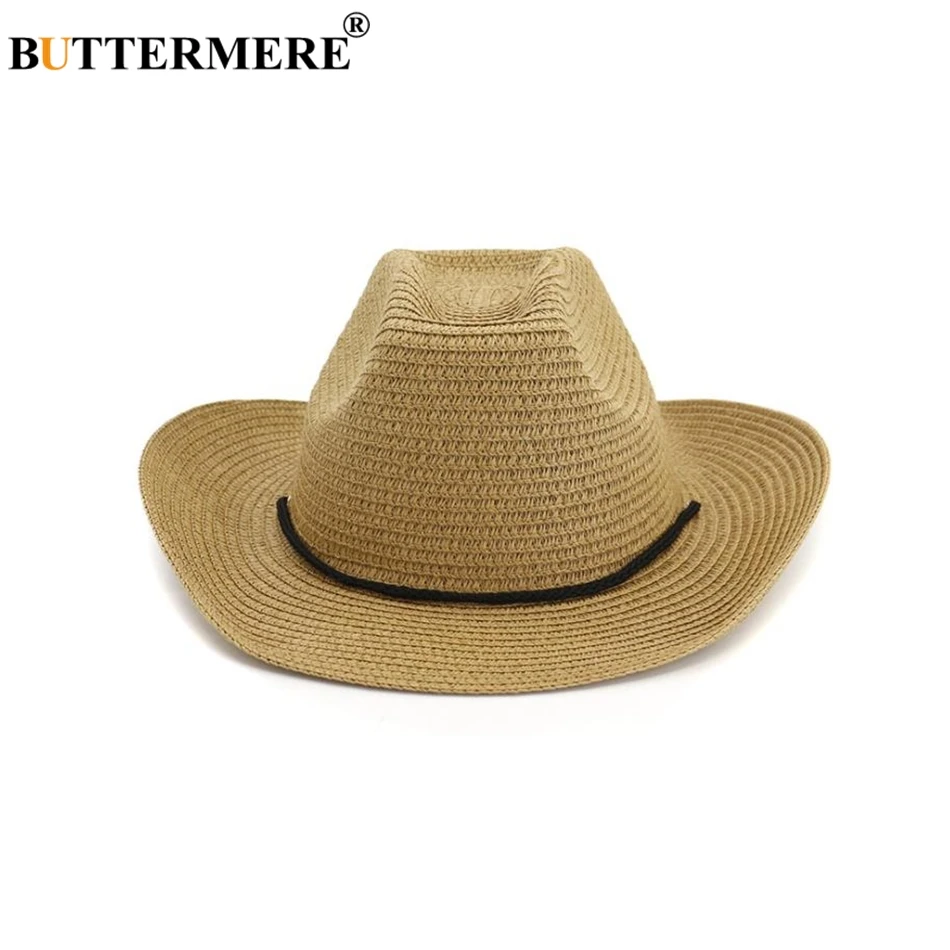 BUTTERMERE Hat Cowboy Men Women Wide Brim Sun Hat Casual Khaki Beach Straw Hat Female Male Spring Summer Cowboy Hat
BUTTERMERE Hat Cowboy Men Women Wide Brim Sun Hat Casual Khaki Beach Straw Hat Female Male Spring Summer Cowboy Hat