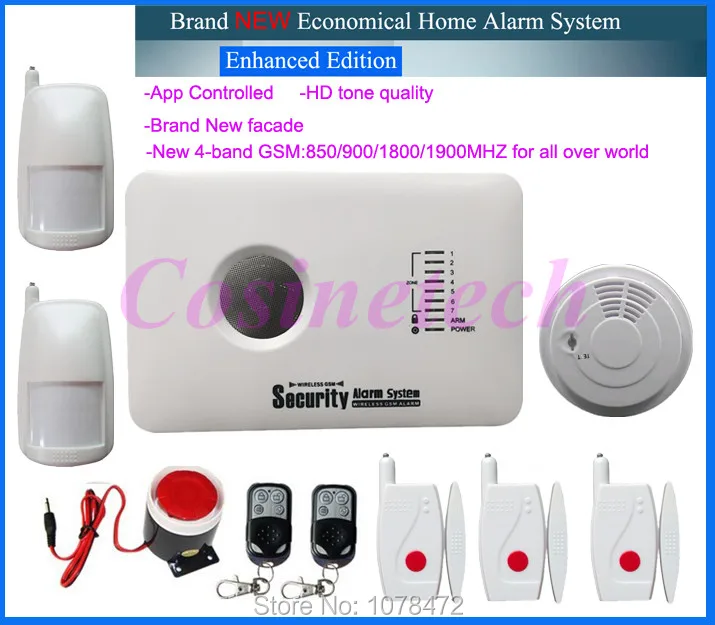 315/433MH Voice clarity APP WCDMA GSM 3G alarm system with 3 wired 70 wireless defense zones anti-theft secure fire Alarm System
315/433MH Voice clarity APP WCDMA GSM 3G alarm system with 3 wired 70 wireless defense zones anti-theft secure fire Alarm System