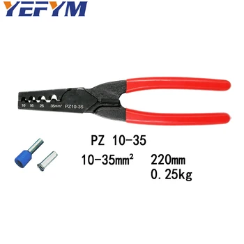 PZ10-35 wire crimping pliers for insulated and non-insulated ferrules terminal crimping capacity 10-35mm2 tools
PZ10-35 wire crimping pliers for insulated and non-insulated ferrules terminal crimping capacity 10-35mm2 tools