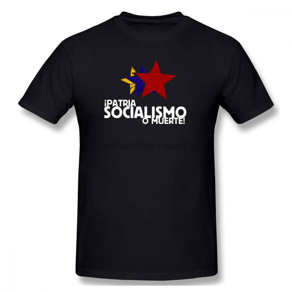 Hugo Chavez T Shirt Patria Socialismo O Muerte T-Shirt 100 Percent Cotton 5x Tee Shirt Man Fun Casual Short-Sleeve Tshirt
Hugo Chavez T Shirt Patria Socialismo O Muerte T-Shirt 100 Percent Cotton 5x Tee Shirt Man Fun Casual Short-Sleeve Tshirt