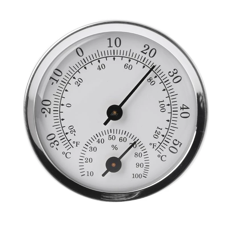 Фото Настенный Измеритель температуры и влажности термометр гигрометр для Домашней