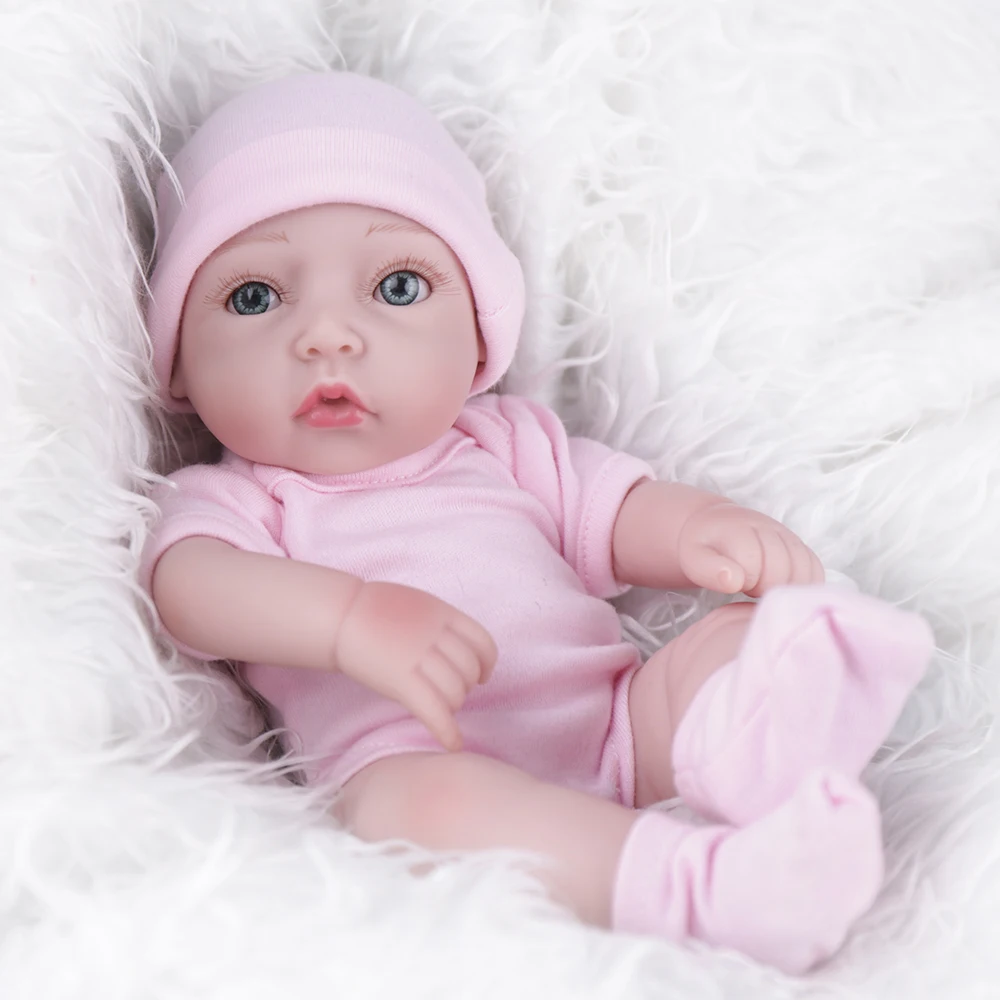 KAYDORA Mini Lovely Cute Realistic Lifelike Full Silicone Vinyl Body 25cm 10" Reborn Baby Doll Girl for Kids Birthday Christmas
KAYDORA Mini Lovely Cute Realistic Lifelike Full Silicone Vinyl Body 25cm 10" Reborn Baby Doll Girl for Kids Birthday Christmas