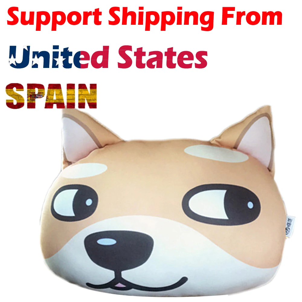 30*25cm Creative 3D Animal Cat Dog Emoji Car Seat Neck Rest Cushion Headrest Pillow With Carbon Bag Living Room Sofa Nap Pillow
30*25cm Creative 3D Animal Cat Dog Emoji Car Seat Neck Rest Cushion Headrest Pillow With Carbon Bag Living Room Sofa Nap Pillow