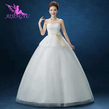 AIJINGYU 2018 plus size free shipping new hot selling cheap ball gown lace up back formal bride dresses wedding dress FU244
AIJINGYU 2018 plus size free shipping new hot selling cheap ball gown lace up back formal bride dresses wedding dress FU244