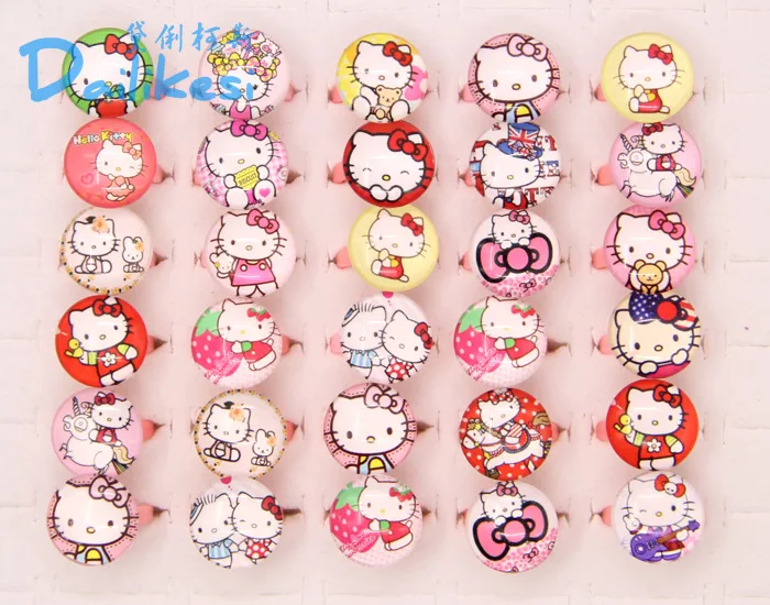50pcs Hello Kitty Princess Crystal Finger Rings Kids Girl Party Costume Festival Birthday Party Takeaways Favor Gifts
50pcs Hello Kitty Princess Crystal Finger Rings Kids Girl Party Costume Festival Birthday Party Takeaways Favor Gifts