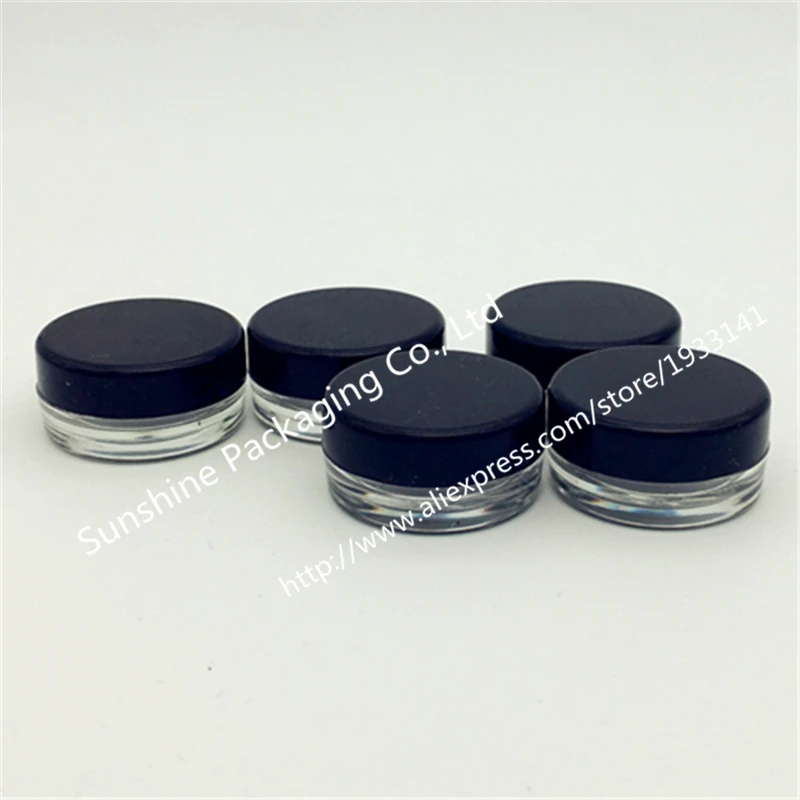 Фото Hot sale Promotion 100pcs 3G Plastic Cream Jars 3 g cream jars 3ml sample cosmetic bottlesntainer | Красота и здоровье