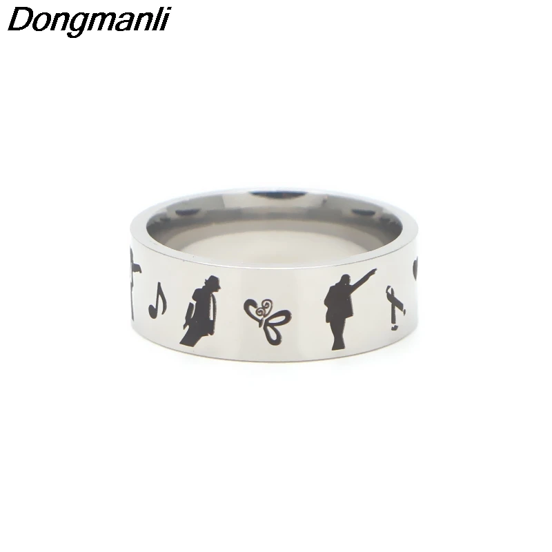 P3317 Dongmanli Michael Jackson Ring Stainless Steel Rings for Women Men Party Engagement Fashion Black Silver Rings Jewelry
P3317 Dongmanli Michael Jackson Ring Stainless Steel Rings for Women Men Party Engagement Fashion Black Silver Rings Jewelry