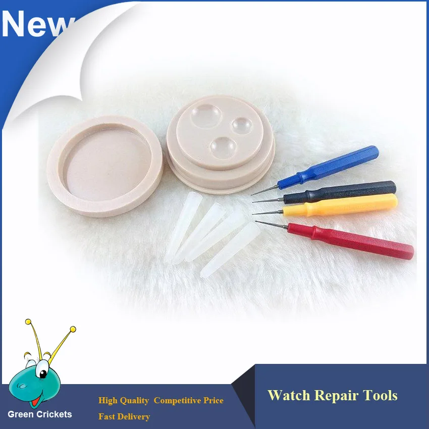 Latest Watch Repair Tool Watch drop oiler set, Plasct Watch Oil Dish with 4 pieces oil-pin for watchmaker reparing
Latest Watch Repair Tool Watch drop oiler set, Plasct Watch Oil Dish with 4 pieces oil-pin for watchmaker reparing