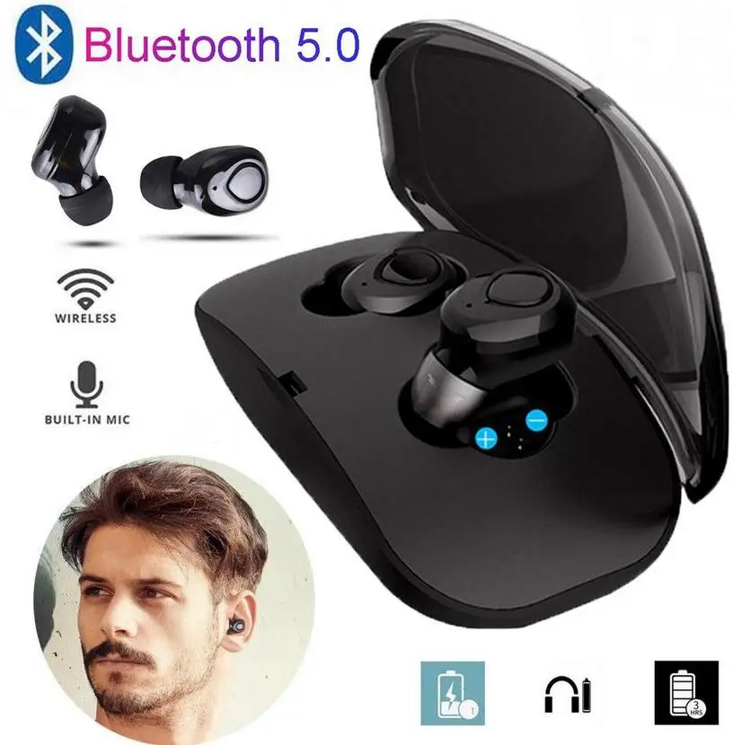 Bluetooth 5.0 Headset TWS Wireless Earphones Mini Earbuds Stereo Bluetooth 5.0 With Faster Pairing More Stable Signal
Bluetooth 5.0 Headset TWS Wireless Earphones Mini Earbuds Stereo Bluetooth 5.0 With Faster Pairing More Stable Signal