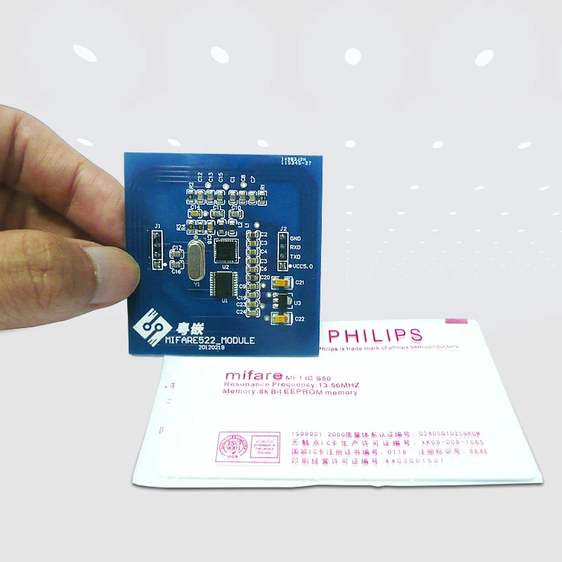 Радиочастотный модуль RFID RC522, считыватель карт IC, считывание карт, последовательный порт, чтение и запись
Радиочастотный модуль RFID RC522, считыватель карт IC, считывание карт, последовательный порт, чтение и запись