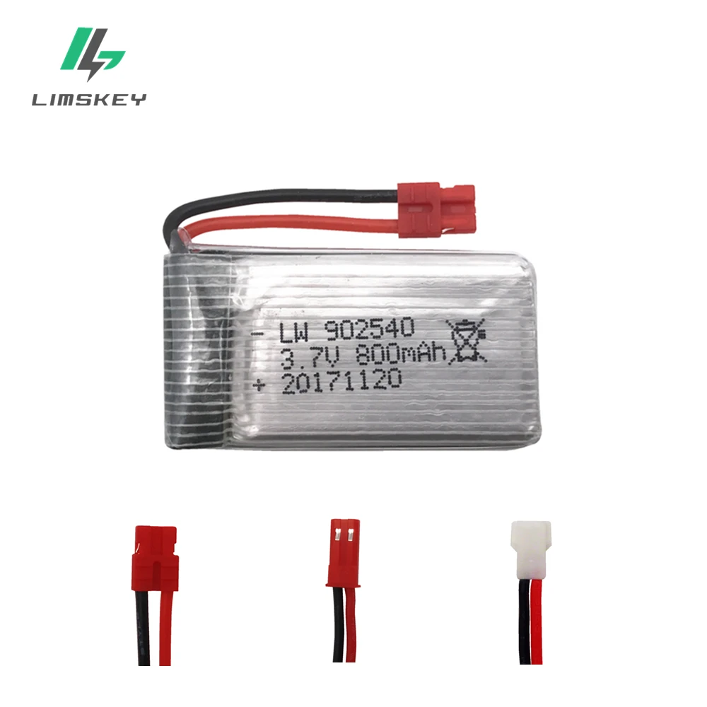 Аккумулятор 3 7 в 800 мАч 902540 Lipo для Syma X5 X5HC X5HW X5C X5SW MJX x400 X300C X800 запасная часть