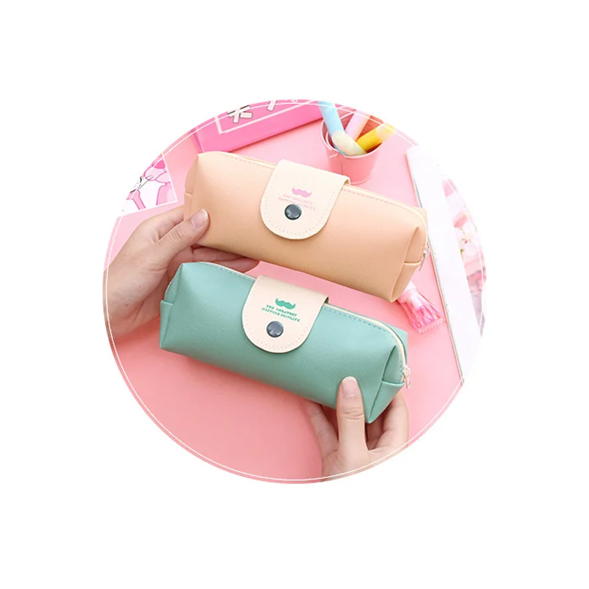1Pcs/lot Cute Small Fresh Moustache PU Pencil Case student stationery pencil bag Kawaii Stationery
1Pcs/lot Cute Small Fresh Moustache PU Pencil Case student stationery pencil bag Kawaii Stationery