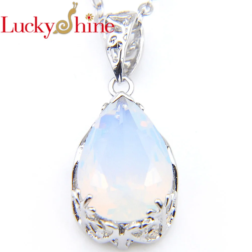 Luckyshine New Water Drop Fire Moonstone Silver Plated Wedding Pendants Russia USA Australia Pendants Necklaces
Luckyshine New Water Drop Fire Moonstone Silver Plated Wedding Pendants Russia USA Australia Pendants Necklaces