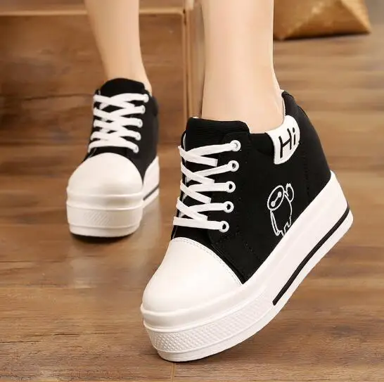 New Breathable Platform shoes Increase invisibility within women's Canvas shoes wedges casual sneakers high heel shoes Z266
New Breathable Platform shoes Increase invisibility within women's Canvas shoes wedges casual sneakers high heel shoes Z266