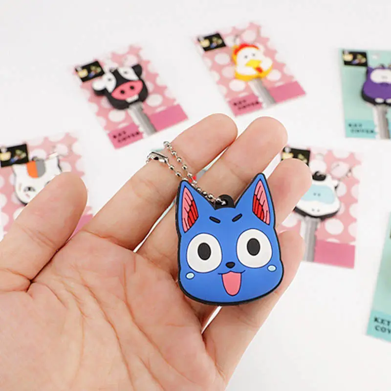 Cute 1pc Silicone Key Ring Cap Head Cover With Light Keychain Cartoon Animal Shape Flexible Rubber Key Protector LED Lamp Holder
Cute 1pc Silicone Key Ring Cap Head Cover With Light Keychain Cartoon Animal Shape Flexible Rubber Key Protector LED Lamp Holder