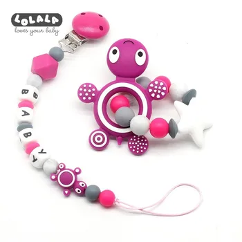 Personalized Name Tortoise Silica Baby Pacifier Clamp Bracelet Combination Pacifier Chain Baby Pacifier Clamp Children's Toys
Personalized Name Tortoise Silica Baby Pacifier Clamp Bracelet Combination Pacifier Chain Baby Pacifier Clamp Children's Toys