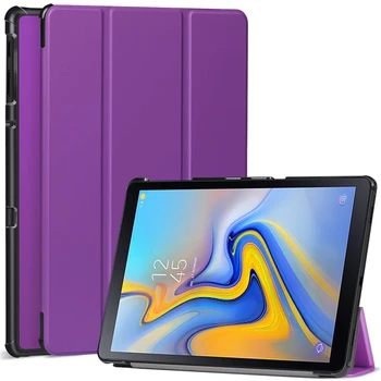 Smart Cover Slim Trifold Stand Case with Auto Wake/Sleep for Samsung Galaxy Tab A2 10.5'' SM-T590 (Wi-Fi) / SM-T595 (LTE)
Smart Cover Slim Trifold Stand Case with Auto Wake/Sleep for Samsung Galaxy Tab A2 10.5'' SM-T590 (Wi-Fi) / SM-T595 (LTE)