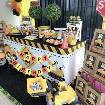 Construction Banner Birthday Party Decorations Truck Excavator Garland Tractor Baby Shower Kids Boys Birthday Party Supplies
Construction Banner Birthday Party Decorations Truck Excavator Garland Tractor Baby Shower Kids Boys Birthday Party Supplies