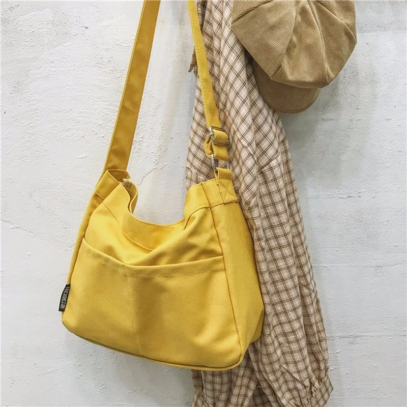 Feminina Women Shoulder Bag Casual Canvas Bag Shoulder Messenger Multilayer Bags WomenBag Bolsos saca main
Feminina Women Shoulder Bag Casual Canvas Bag Shoulder Messenger Multilayer Bags WomenBag Bolsos saca main