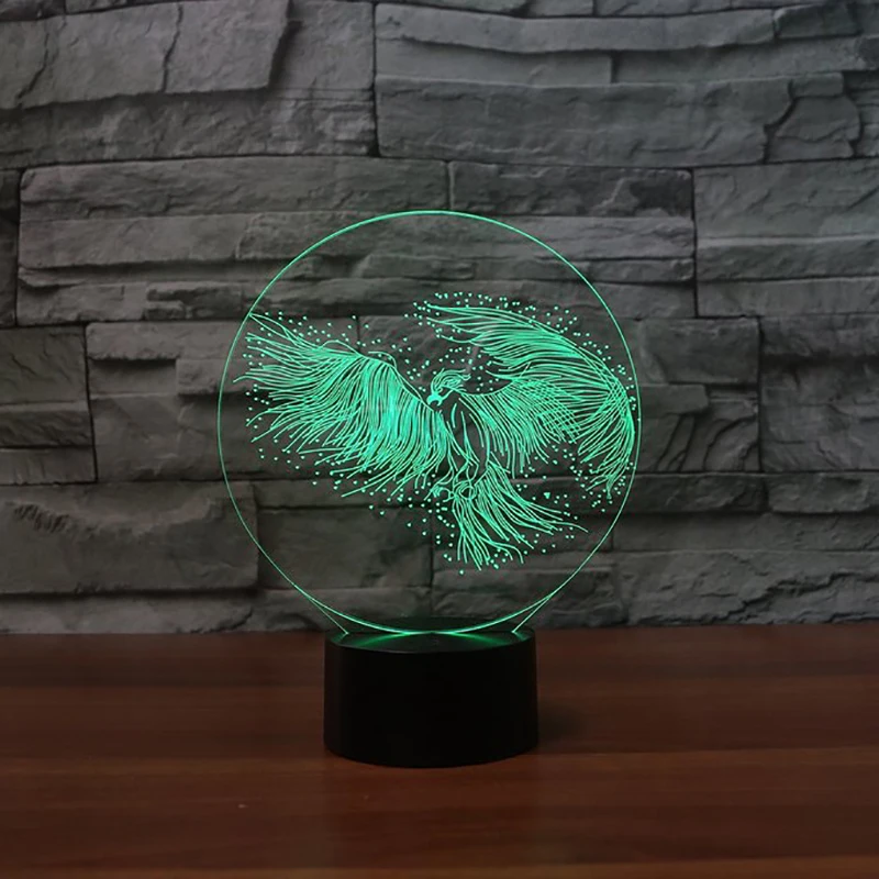 Creative USB 7 Colors Changing Parrot 3D LED Lamp Mood Bedroom Bedside Desk Lamp Luminarias Night Light Gift Lighting Bird Decor
Creative USB 7 Colors Changing Parrot 3D LED Lamp Mood Bedroom Bedside Desk Lamp Luminarias Night Light Gift Lighting Bird Decor