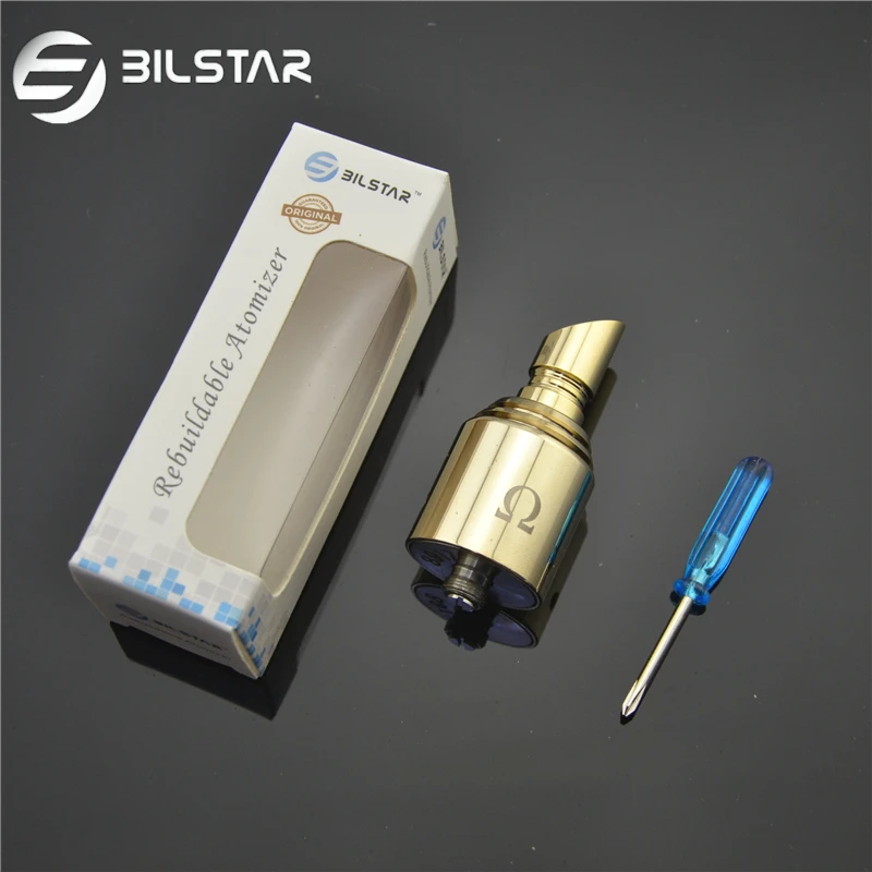 Original Bilstar Omega RDA Rebuildable Dripping Atomizer 304 Stainless Steel RBA 22mm diameter electronic cigarette atty
Original Bilstar Omega RDA Rebuildable Dripping Atomizer 304 Stainless Steel RBA 22mm diameter electronic cigarette atty