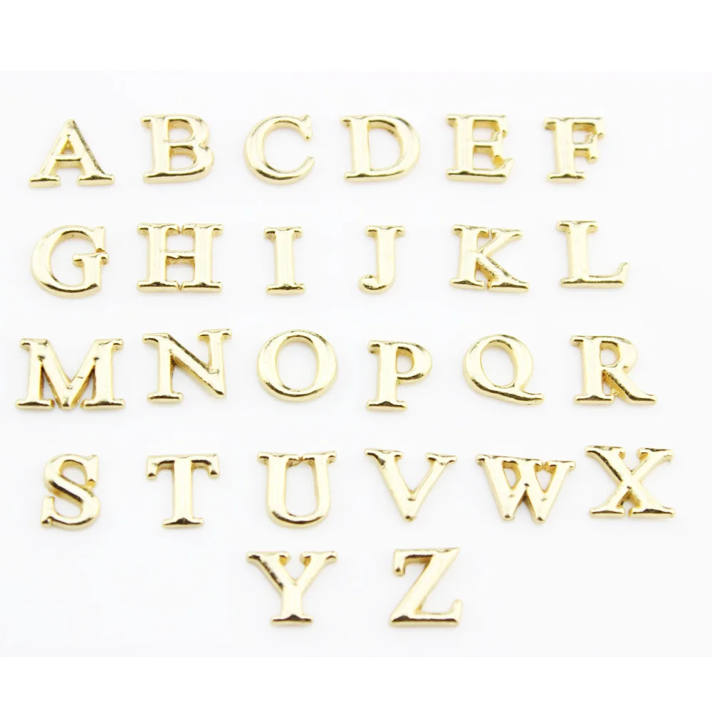 260pcs/lot Wholesale Gold amd Silver Alphabet Letters A-Z Alloy Floating Locket Charms Fit For Memory Locket DIY Jewelrys
260pcs/lot Wholesale Gold amd Silver Alphabet Letters A-Z Alloy Floating Locket Charms Fit For Memory Locket DIY Jewelrys