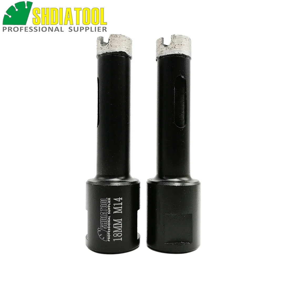 SHDIATOOL 2pcs M14 Dia 18mm Laser Welded Diamond Dry Drilling Core Bits Hard Granite Marble Drill Bit Stone Concrete Hole Saw
SHDIATOOL 2pcs M14 Dia 18mm Laser Welded Diamond Dry Drilling Core Bits Hard Granite Marble Drill Bit Stone Concrete Hole Saw
