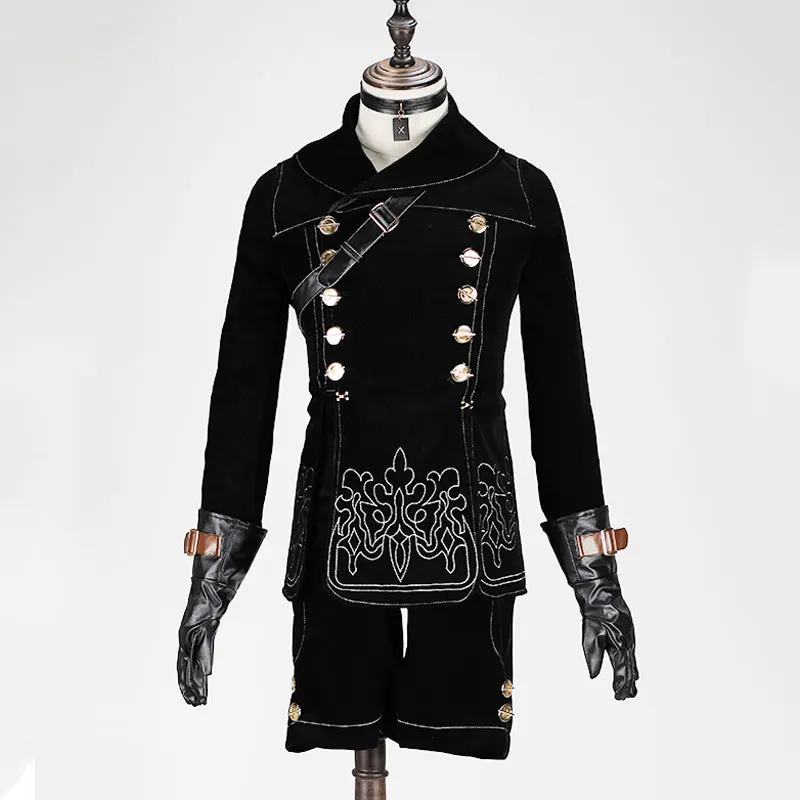 2017 New Game Nier Automata YoRHa No. 9 Type 9S Cosplay Costume With Bag & Choker & Eyemask & Gloves In Stock
2017 New Game Nier Automata YoRHa No. 9 Type 9S Cosplay Costume With Bag & Choker & Eyemask & Gloves In Stock
