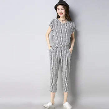 summer 2018 wear women new large size ladies leisure stripe two-piece casual short sleeve blouse design korean fashion
summer 2018 wear women new large size ladies leisure stripe two-piece casual short sleeve blouse design korean fashion