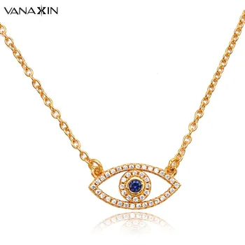 Blue Evil Eye Necklaces Pendant Gold Color Jewelry High Quality AAA CZ Stone Necklace Women Girl Blue Crystal
Blue Evil Eye Necklaces Pendant Gold Color Jewelry High Quality AAA CZ Stone Necklace Women Girl Blue Crystal