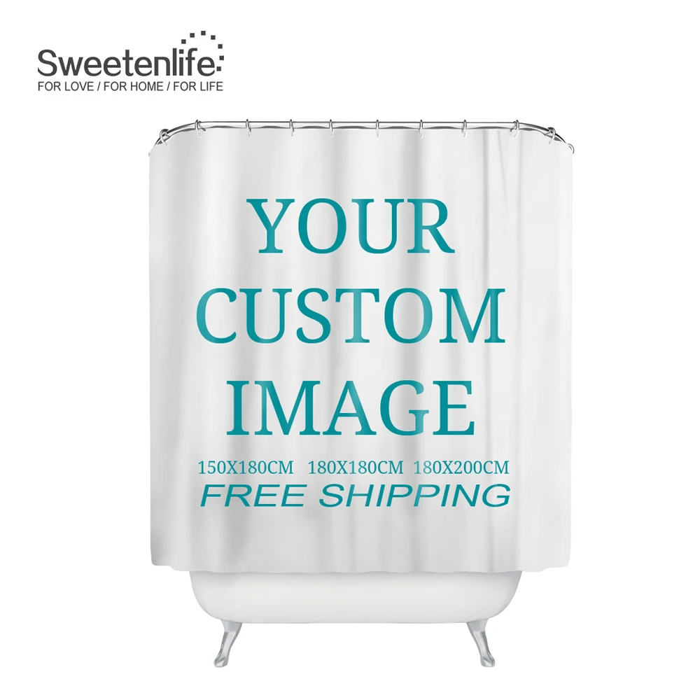 Customized Waterproof Shower Curtain Fabric High-quality Sizes Bathroom Curtain Designs Wholesale Bath Curtain 12 C-type Hooks
Customized Waterproof Shower Curtain Fabric High-quality Sizes Bathroom Curtain Designs Wholesale Bath Curtain 12 C-type Hooks