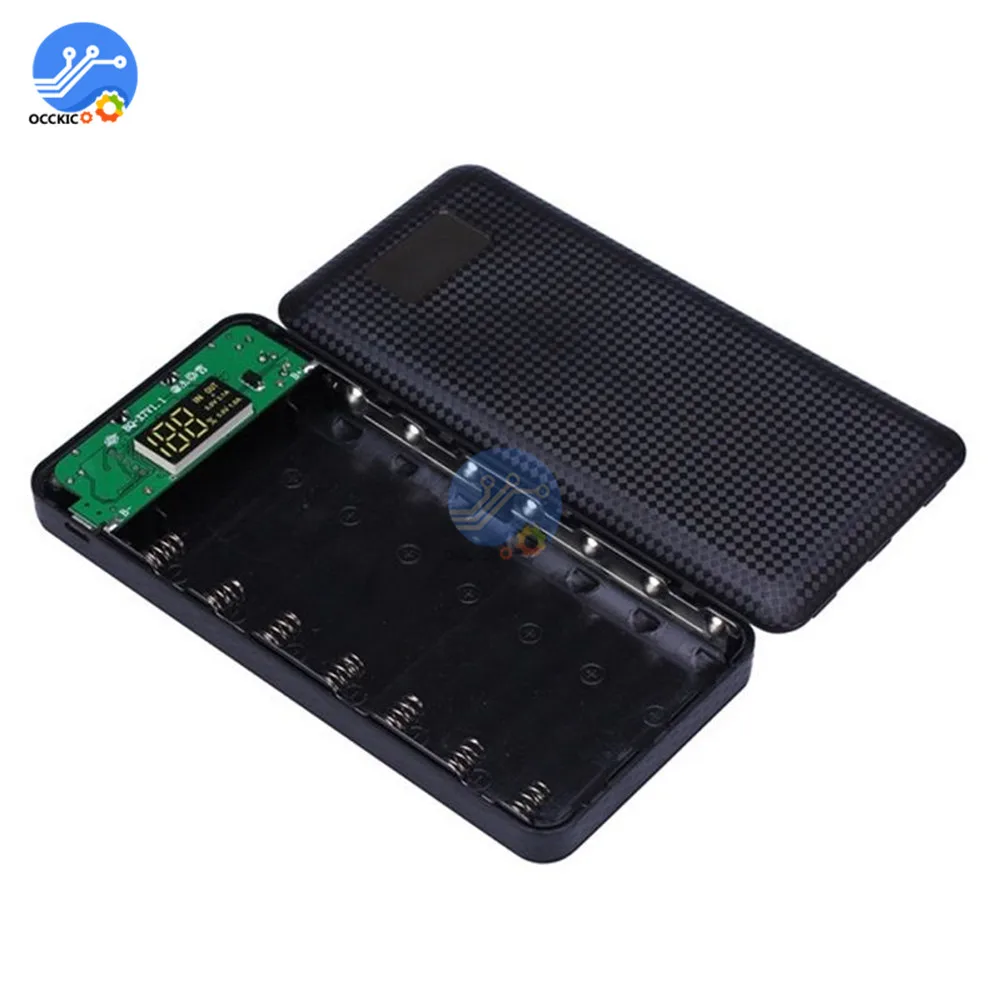 3 USB 7x 18650 Battery DIY Power Bank Box Holder Case LCD Display Battery Charge For Mobile Phone PC With LED Flashlight
3 USB 7x 18650 Battery DIY Power Bank Box Holder Case LCD Display Battery Charge For Mobile Phone PC With LED Flashlight