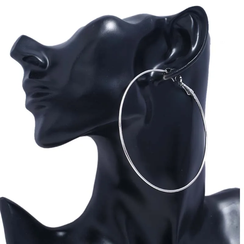 LASPERAL Hot Sale Big Smooth Circle Earrings women sliver Hoop Earrings Basketball Brincos Brand Loop Earrings for Women Jewelry
LASPERAL Hot Sale Big Smooth Circle Earrings women sliver Hoop Earrings Basketball Brincos Brand Loop Earrings for Women Jewelry